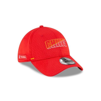 Kansas City Chiefs Gorra | New Era NFL Official Summer Sideline 39thirty Stretch Fit Cap Mexico - Rojos